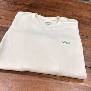 Vans large Off-White Long Sleeve Men's Tee